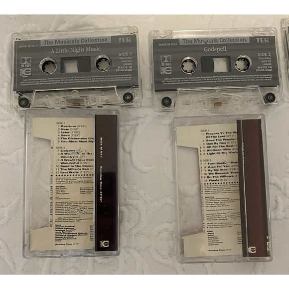 VTG Lot of 5 The Musicals Collection -Cassette Tape -Musical Theater Show Music - Picture 4 of 8